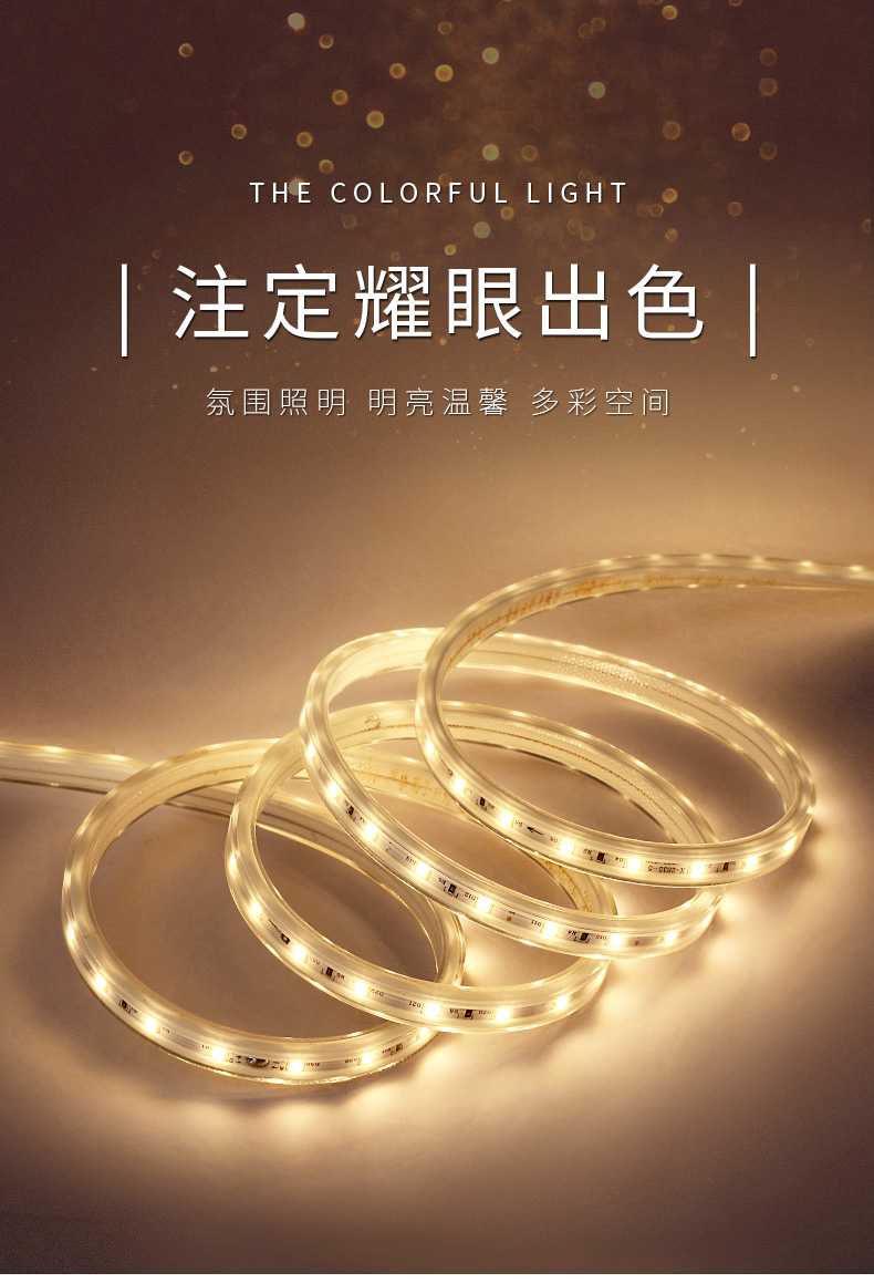 三雄极光七彩变光高压灯带